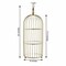 22-Inch Gold 3 Tier Metal Mirror Glass Hanging Bird Cage CUPCAKE STAND Party